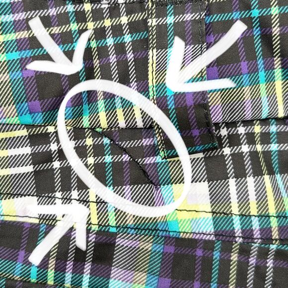 Burton Girls Plaid DryRide Snowboarding Adjustable Pants - Picture 4 of 11